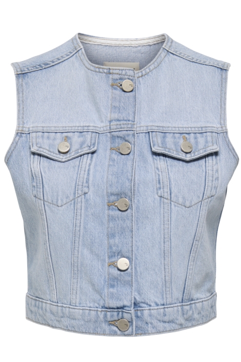 Only onlfeliz dnm waistcoat round collar